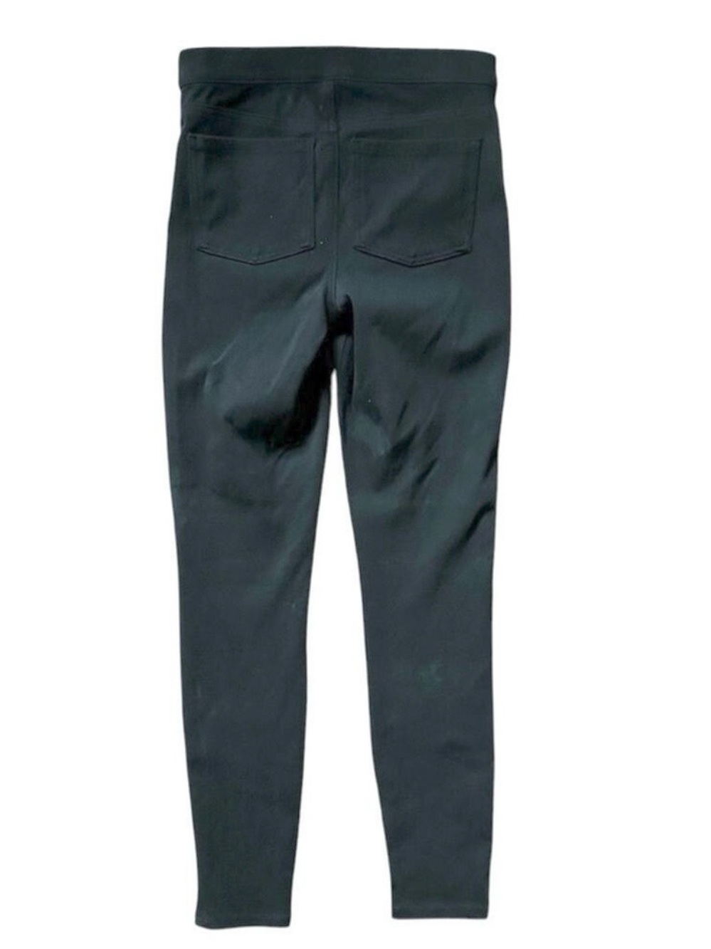SPANX Jean-ish Black Ankle Mid-Rise Cotton Stretch Leggings Sz Small - Picture 2 of 11